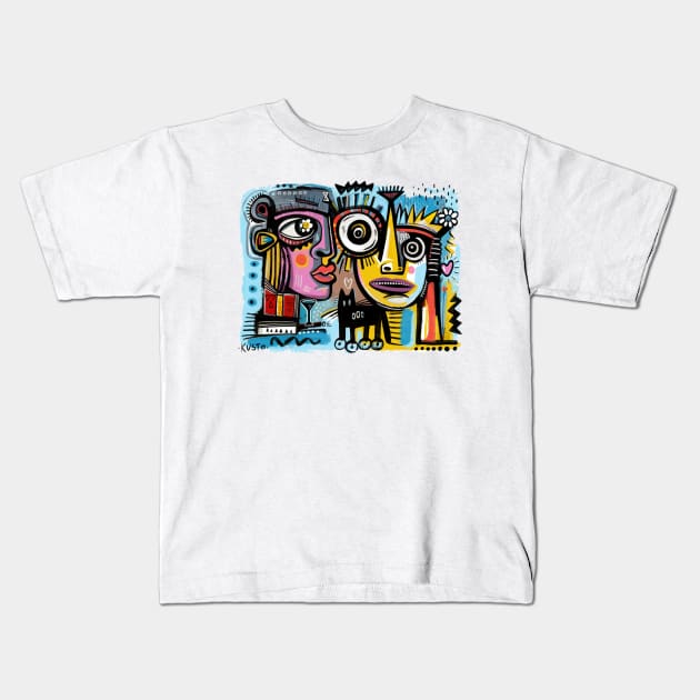 Magic adventure Kids T-Shirt by Daria Kusto